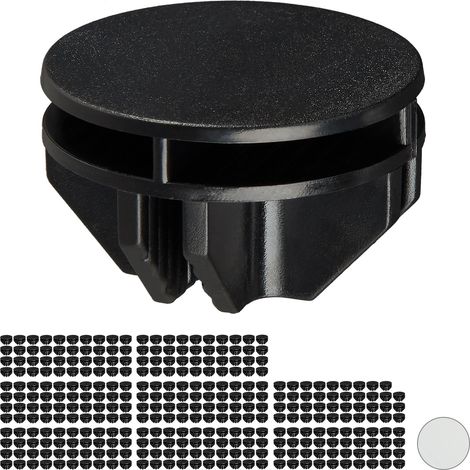 Relaxdays Connectors for Shelving Systems, Pack of 320, Shelf Adapters, Plastic Replacement Parts, Black