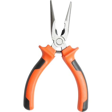 Pinza combinata brevettata con punta affilata, professionale, 160 mm, con finitura nichelata Breckner Germany (1/5)