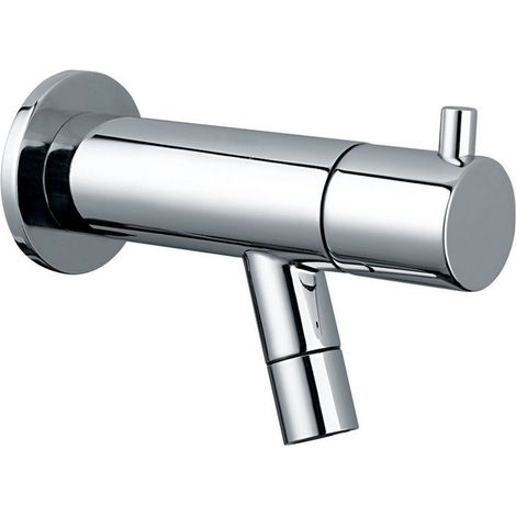Rubinetto a parete per lavabo comando a maniglia in ottone cromato - Idral 02102 (1/5)