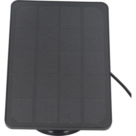 Panneau solaire 10W avec sortie DC, chargeur pour batterie, éclairage maison et surveillance caméra (1/5)