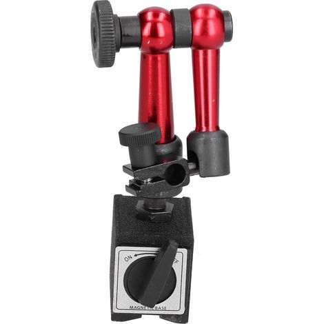 Base magnétique avec mandrin à aimant permanent commutable, mini-base magnétique rotative à 360° à trois articulations, adaptée aux comparateurs à cadran WCZ 1B (1/5)