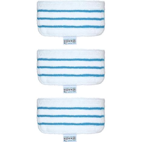Lot de 5 lingettes de rechange pour balai vapeur Black + Decker FSM1610/FSM1630 - Accessoires de nettoyage lavables (1/5)