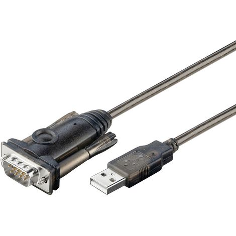 Goobay Seriell Adapterkabel [1x USB-A Stecker - 1x D-SUB-Stecker 9pol.] 95435 1.50 m