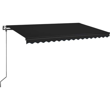 Maison Exclusive - Markise Automatisch Einziehbar 400x350 cm Anth (1/5)