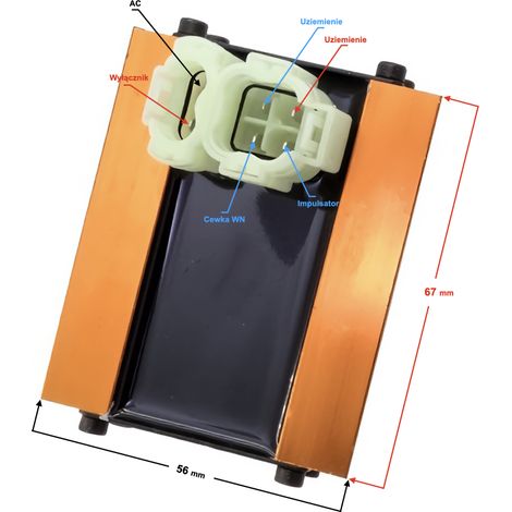 Zündmodul für Huragan 5 Roller - 4T Tuning Gold (1/5)