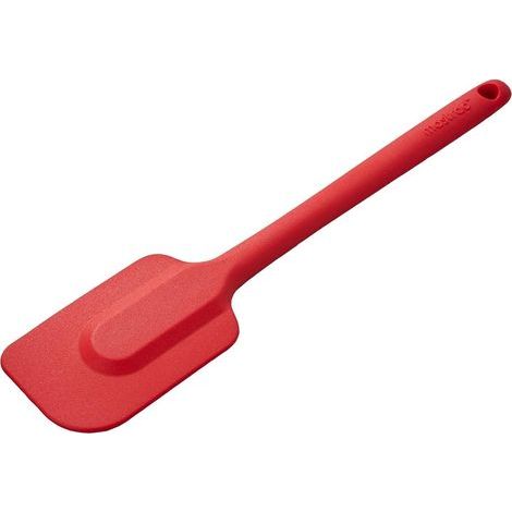 Spatule - Maryse - Pâtisserie Desserts Nappage - Unibloc - En Silicone - Ne Raye Pas Les Casseroles - Rouge (1/2)