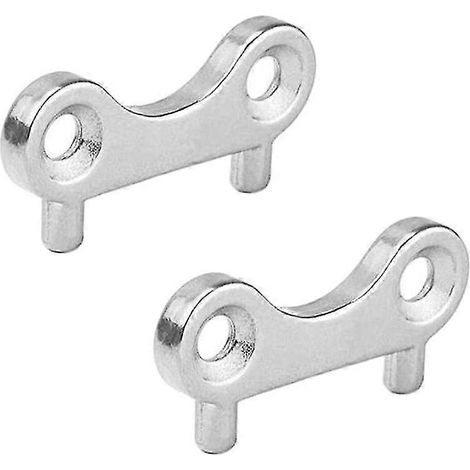 2 clés de bouchon de réservoir d'essence pour bateau, en acier inoxydable, outil de remplissage pour réservoir d'essence, d'eau et de carburant, pour yacht ou bateau (1/5)