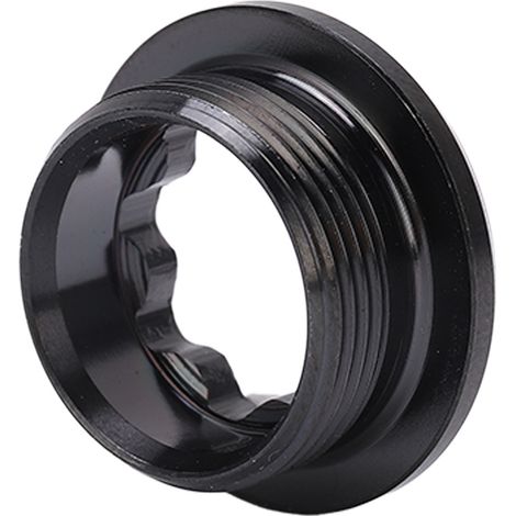 Capuchon de vis de manivelle vélo M20 en aluminium, pour VTT et route, protection durable noir - Fixation robuste (1/5)