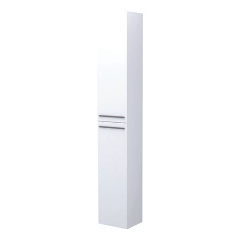 ONDEE ZEN - Colonne de rangement à suspendre ARUBA - 30cm - Blanc - Laqué - Livré en kit