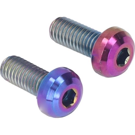 RISK 2 vis de fixation pour porte-bidon de vélo M5x12mm, pour la fixation d'un porte-bidon sur une selle de vélo (1/5)