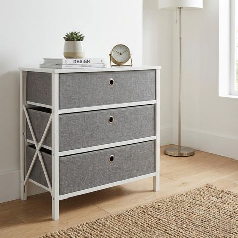 Maison Folding 3 Drawer Storage Unit (1/2)