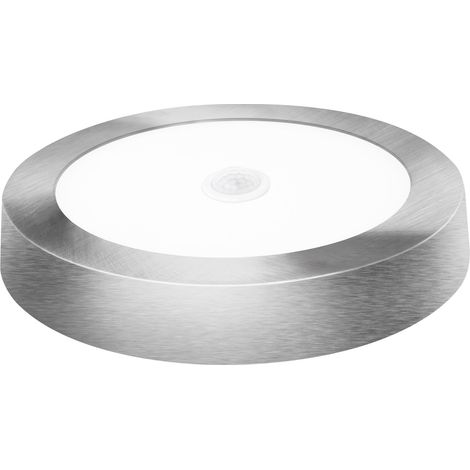 LED-Downlight Sensorfläche rund mattsilber 18w kalt (1/2)
