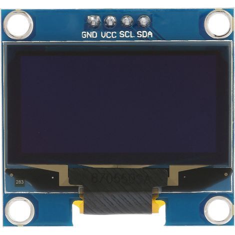 1,3-Zoll-I2C-OLED-Displaymodul mit 128x64 Pixeln und blauem Text (1/5)