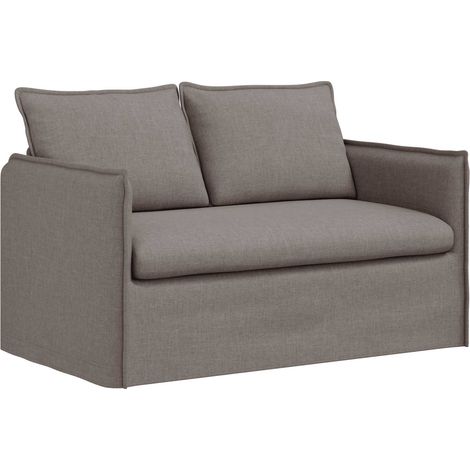 Canapé Taupe 195 x 82 x 85 cm tissu (1/5)
