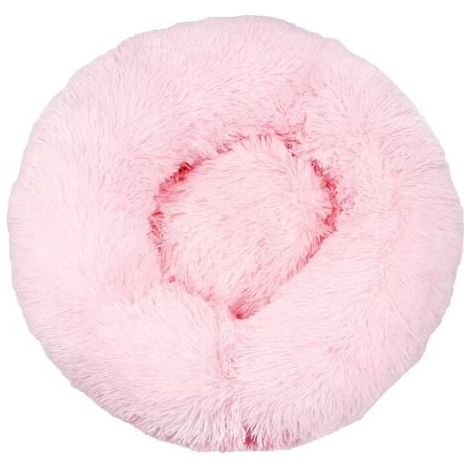 BUNTHAUS Coussin de Lit pour Chat Moelleux Doux Lavable pour Chats Chiens (Rose Clair, 40cm), Ensoleillé (1/5)