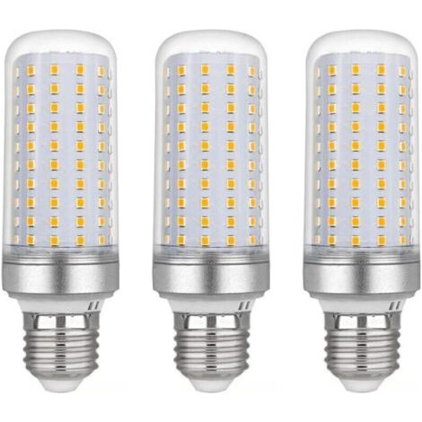 Ampoule Led E27 Maïs 20w, AC220V, 2200LM Blanc Chaud 3000K, Non Dimmable, 200W Ampoule Halogène Équivalent, Ampoule Maïs Led pour Lustres, Plafonniers, Lampes de Table et Lampadaires, Lot de 3 (1/4)