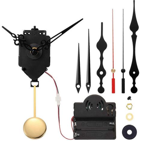 Kit d'horloge à mécanisme de déclenchement à pendule à quartz avec 3 paires d'aiguilles-- (1/5)