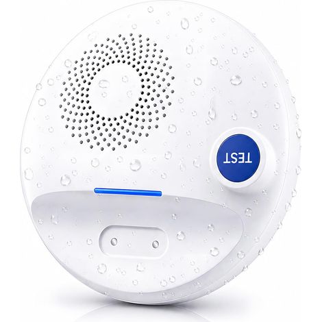Détecteur de Fuite d’Eau sans Fil à Double sonde – Alarme inondation 100 DB, IP67 étanche, capteur Autonome ou Smart Hub, pour sous-Sol, Cuisine, buanderie (1/5)