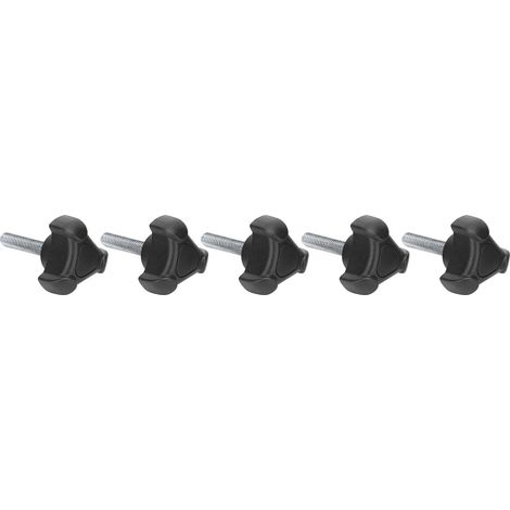 vis moletées M6-30 mm avec poignée et tête triangulaire, écrous de serrage manuels à bouton (1/5)