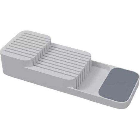 Couverts 1pc Boîte De Rangement Bloc Porte-tiroir Fourchette Cuiller Support De Rangement Support Cabinet Plateau Cuisine Organisateur- (1/4)