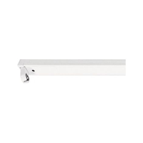 Support tube LED T8 1500 mm - Phase / Neutre même côté Miidex Lighting® (1/4)