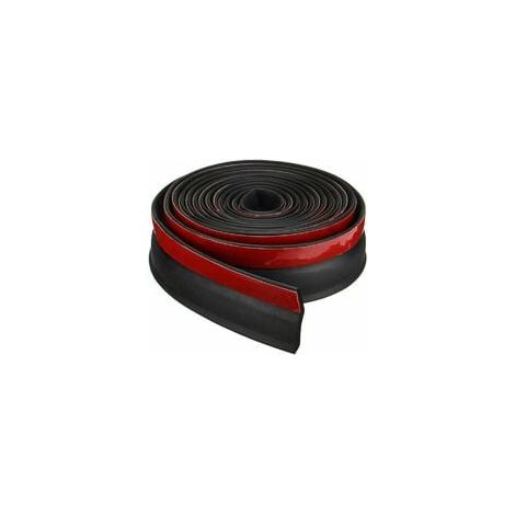 Bande d'étanchéité caoutchouc pour seuil de porte de garage universel, barrière anti-inondation DIY, isolation pour porte de garage, longueur 2,5m, épaisseur renforcée (1/2)