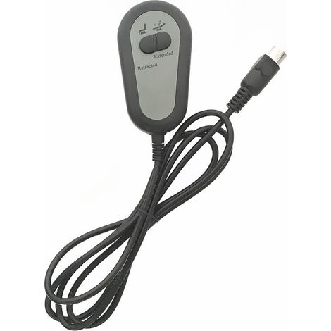 Télécommande pour Fauteuil Inclinable, Commande Manuelle 2 Boutons, Compatible Fauteuils Electriques