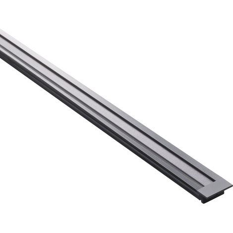 Spot LED encastrable 4000 K blanc chaud Barre lumineuse LED 411 mm 7,2 W Aluminium noir