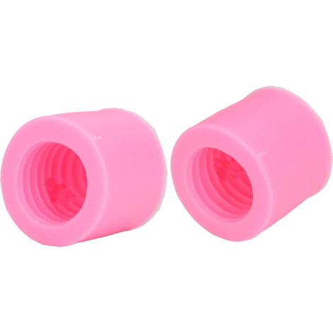 Deux moules à fondant rose, fiables, durables, flexibles, doux, lavables, pratiques et décoratifs, parfaits pour la décoration de gâteaux. (1/5)