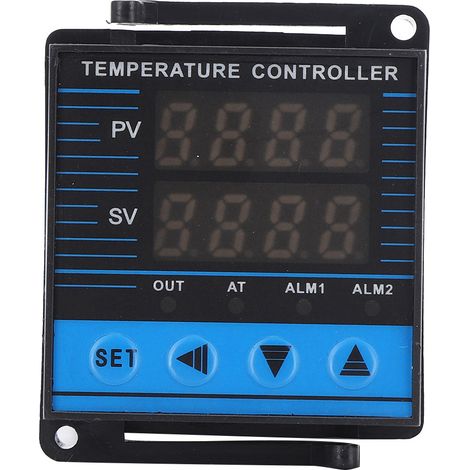 Régulateur de température numérique PID 0-400°C, sortie relais, contrôle intelligent AC220V (1/5)