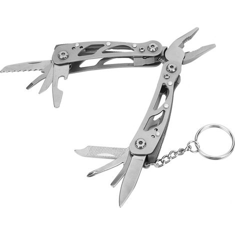 Multifunktionales Taschenwerkzeug mit Klappzange, Schraubendreher und mehrteiligem Werkzeug für Outdoor-Campingausrüstung und Reise-Sets (1/5)