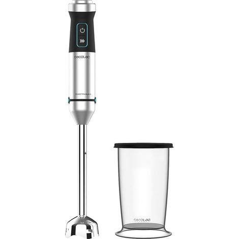 Mixeur Plongeant Power TitanBlack 1500 XL. 1500W, Technologie CrossBlades avec lames Revêtues en Titane noir, Cloche anti-éclaboussures, Sélecteur de vitesse progressif, Pied XL (1/5)
