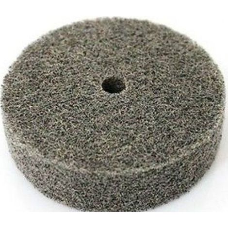 SPAZZOLA RUOTA PER LUCIDARE LUCIDATURA 75mm RICAMBIO PER MINI MOLA DA BANCO