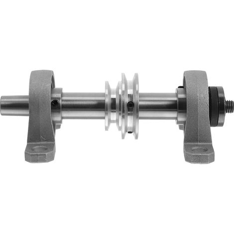 Poulie de Scie à Table en Acier Argenté pour Machine à Découper, Siège de Palier de Broche Polyvalent Fonctionnement Facile, pour Projets sur Site et Bricolage (1/5)