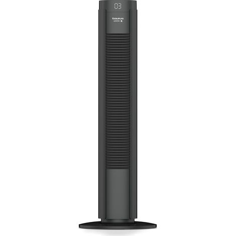 Taurus New Babel Digital Amazing - Ventilatore a torre da 50 W, telecomando, 3 modalità, 4 velocità, timer 9 ore, funzione oscillazione, touch screen digitale, maniglia per il trasporto