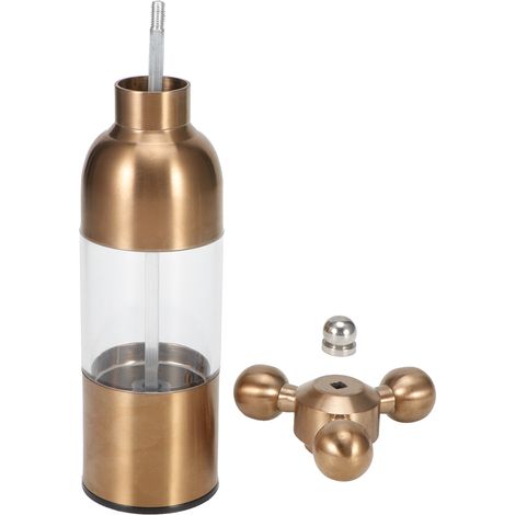Moulin à poivre, sel et épices en acier inoxydable, broyeur d'assaisonnements, outil de cuisine pour la cuisson, or rose (1/5)