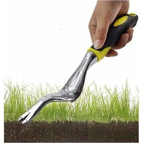 Kit d'outils de Jardinage pour Jardinage en Plein air Motif Fleurs pour enlever Les Mauvaises Herbes 11.8In0.8In Jaune (1/5)