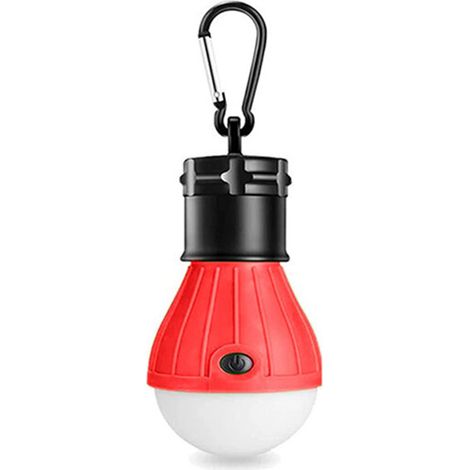 Linterna LED portátil para camping con mosquetón, ideal para senderismo, pesca y emergencias (1 unidad). Perfecta para uso en interiores y exteriores. (1/5)