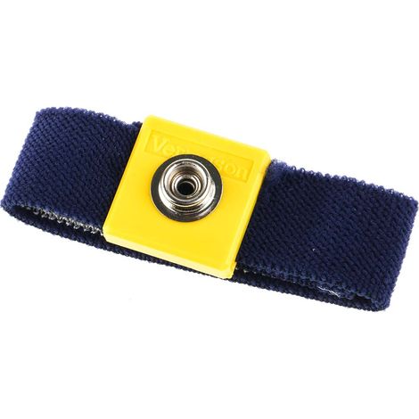 Bracelet antistatique, Tissu, 10mm ( Prix pour 1 ) (1/2)