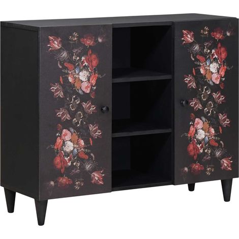 Storage Cabinets Multicolour 90 x 33.5 x 75 cm Solid Mango Wood vidaXL