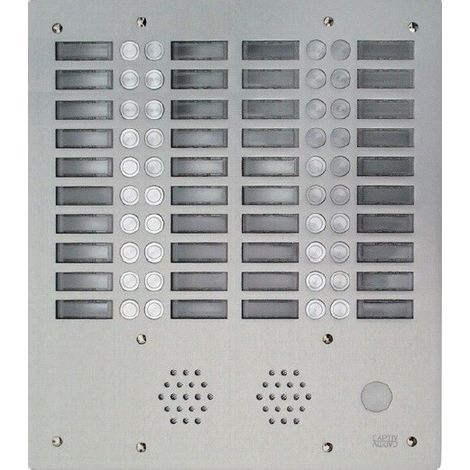 Plaque a.v alu 6mm 4r 40bp URMET 7774/40