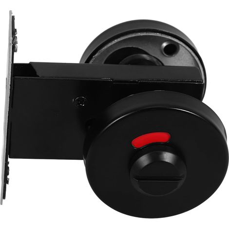 Poignée de porte salle bain verrouillable avec indicateur confidentialité en acier inoxydable 304, (1/5)