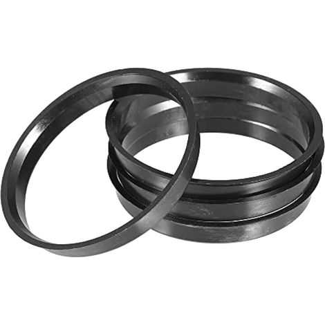 Bagues de centrage universelles 72.6-70.1mm noires - 4 pièces (1/4)