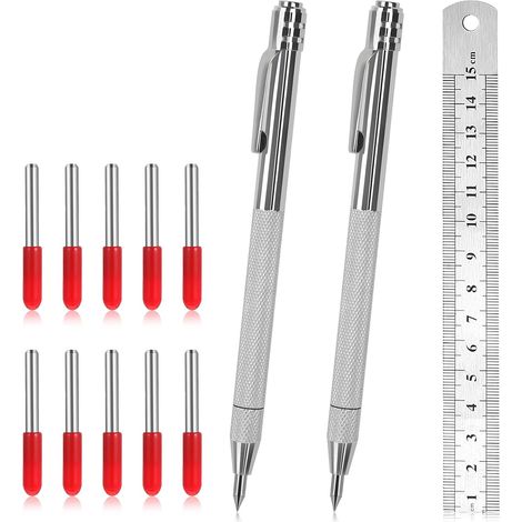 Pointe a Tracer en Acier au Tungstène, 2 Stylos à Tracer (1/5)