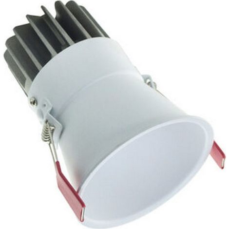 Spot LED Encastrable D72 10W Blanc Mat ZAMBELIS - 31 ° - Blanc chaud - 3000K (1/2)