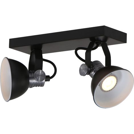 Faretto da parete a LED plafoniera marrone ruggine soggiorno camera da letto lampada spot mobile Steinhauer 1534ZW (1/5)
