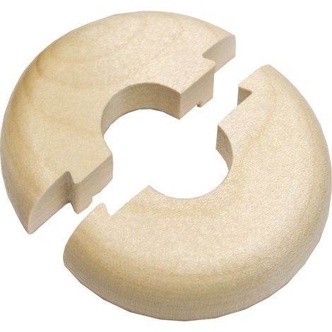 Haro Heizkörperrosette einfach Abdeckrosette für Rohr ø 3/8" Massivholz Ahorn