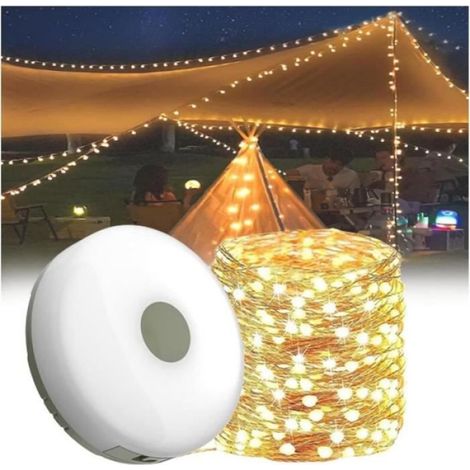 Guirlande Lumineuse - 8 M - Rechargeable Usb - Etanche Ip44 - Pour Extérieur - 1 Piece (1/4)