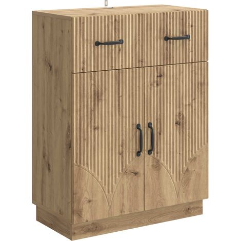 Sideboard Artisan Oak 66 x 34.5 x 87 cm Engineered Wood vidaXL