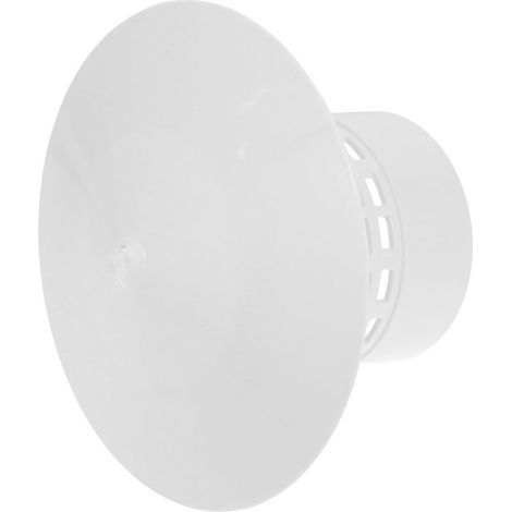 Cappello per camino in PVC impermeabile da 75 mm, resistente a uccelli e roditori, per esterni, per canna fumaria di stufe a legna. (1/5)